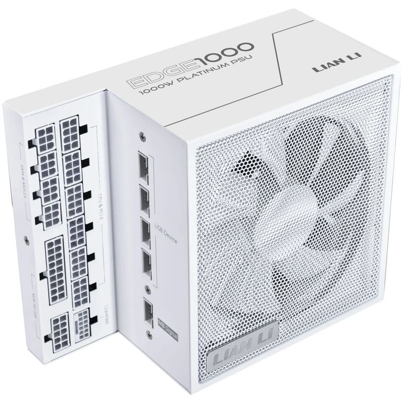 Lian Li EDGE EG1000 80 PLUS Platinum, PCIe 5.1, ATX 3.1 - 1000 Watt, white