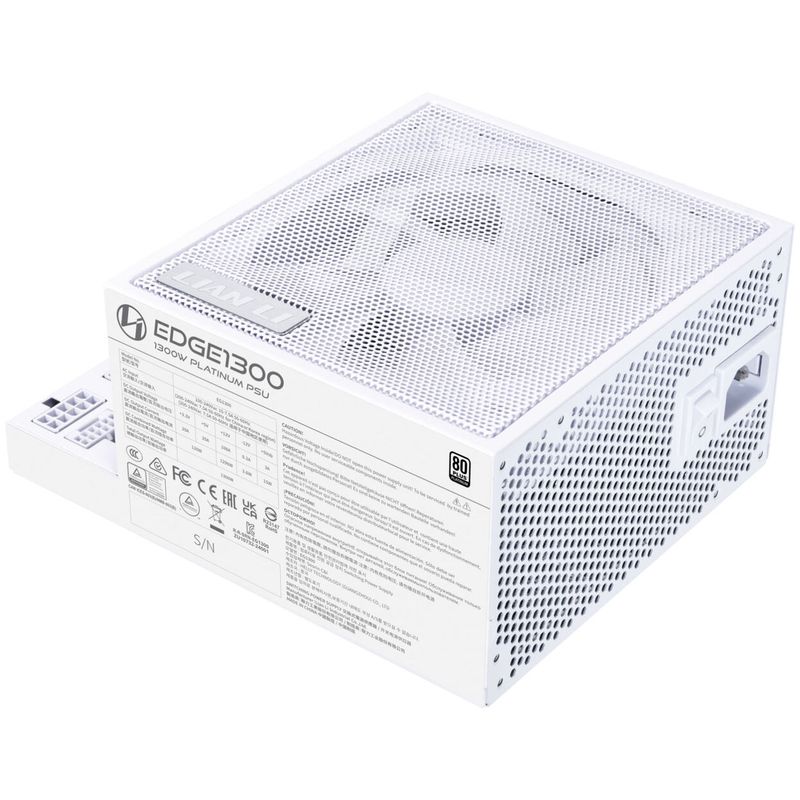 Lian Li EDGE EG1300 80 PLUS Platinum, PCIe 5.1, ATX 3.1 - 1300 Watt, white