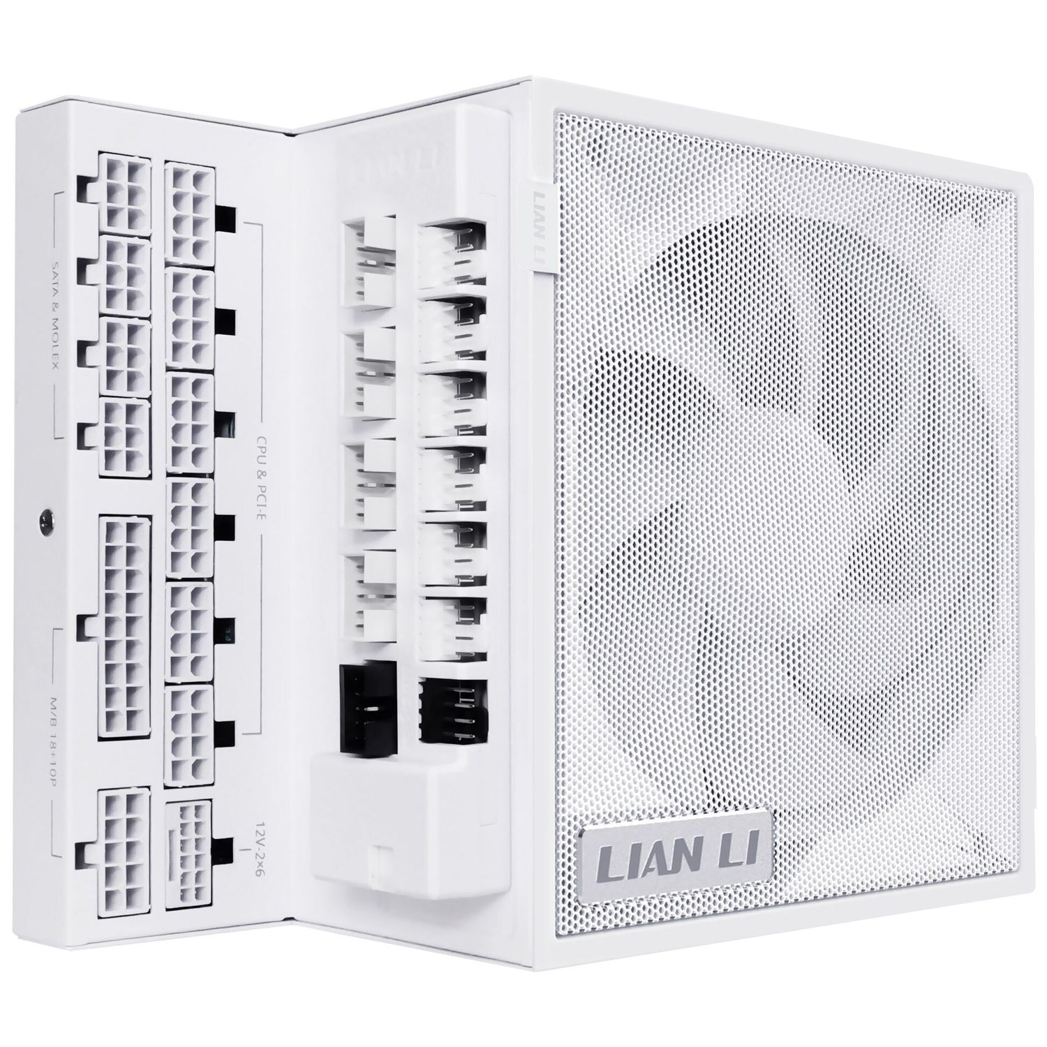 Lian Li EDGE GOLD 1200 80 PLUS Gold power supply, PCIe 5.1, ATX 3.1 - 1,200 watts, white, includi