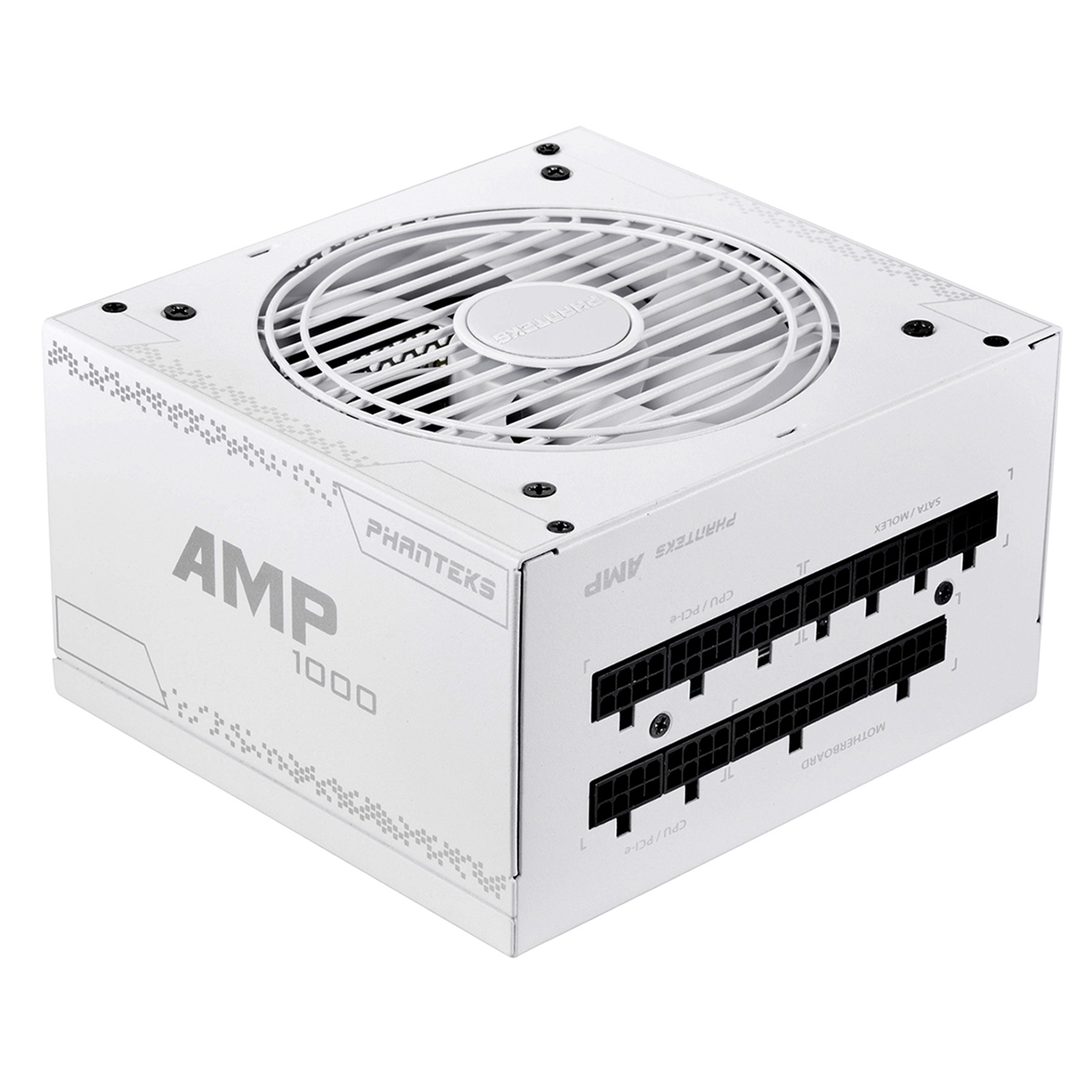 PHANTEKS AMP v2 80 PLUS Gold PSU, modular, PCIe 5.0 - 1000 Watt, white