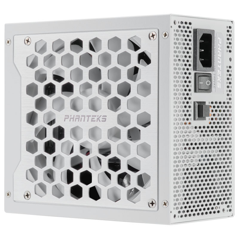 Tápegység PHANTEKS Revolt 1200W Platinum, ATX 3.0, PCIe 5.0 Moduláris kábel nélkül, fehér