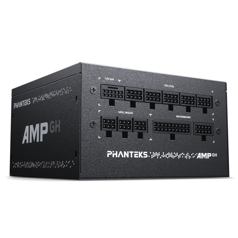 Tápegység PHANTEKS AMP GH 750W 80 PLUS Gold, PCIe 5.1, ATX 3.1 - 750 Watt, Fekete