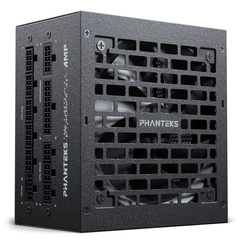 Tápegység PHANTEKS AMP GH 750W 80 PLUS Gold, PCIe 5.1, ATX 3.1 - 750 Watt, Fekete