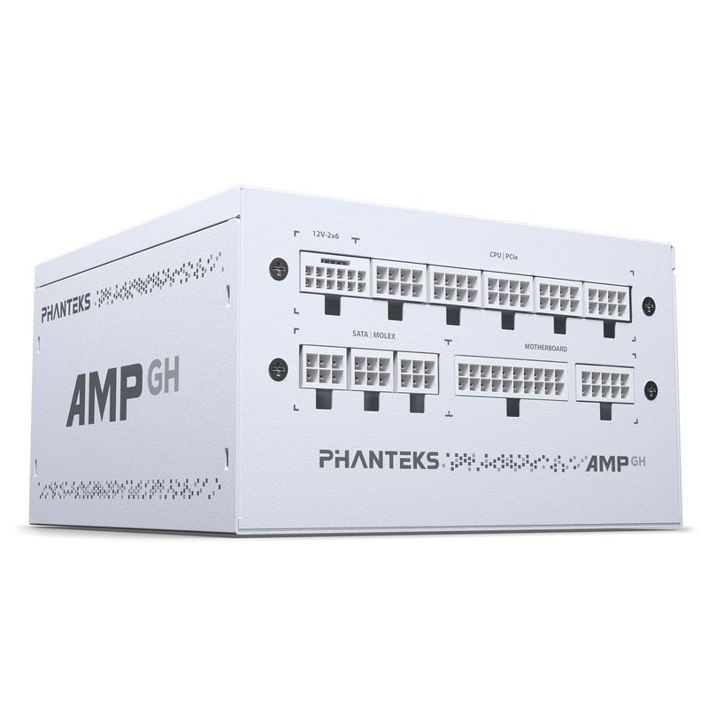 Tápegység PHANTEKS AMP GH 750W 80 PLUS Gold, PCIe 5.1, ATX 3.1 - 750 Watt, Fehér