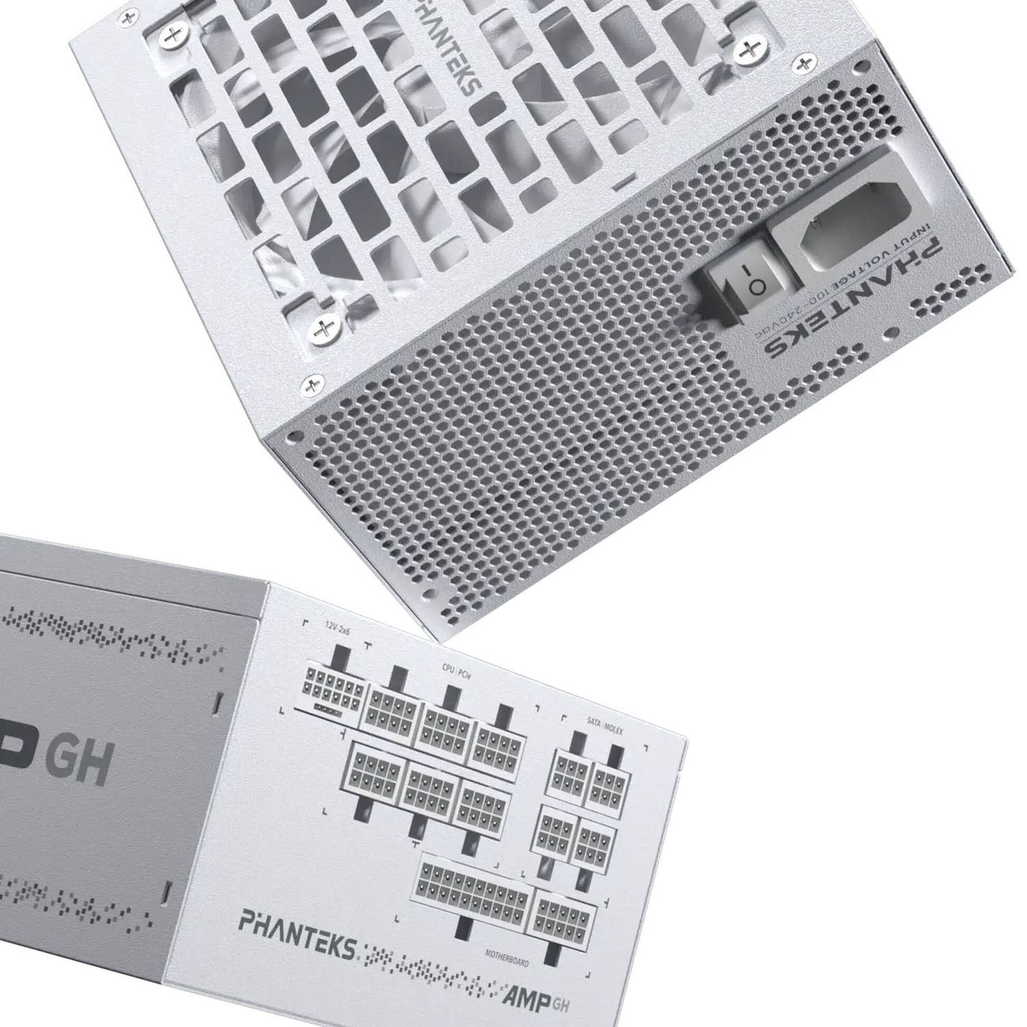 Phanteks AMP GH V2 1200 W Platinum, ATX 3.1, PCIe 5.1, Fully Modular, White