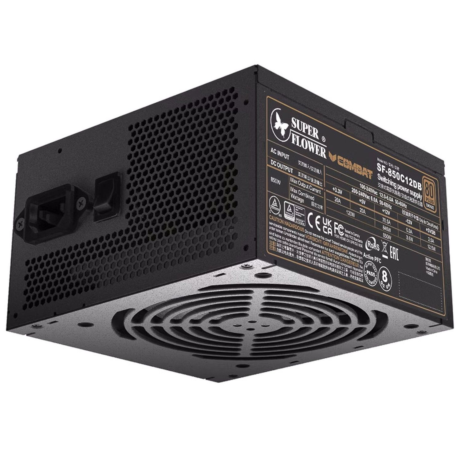 Tápegység Super Flower Combat DB , 80 PLUS Bronze, ATX 3.1 - 850 Watt