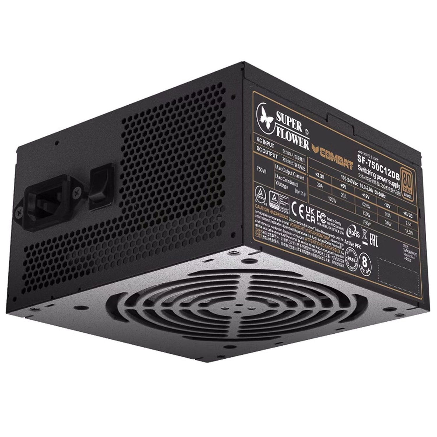 Tápegység Super Flower Combat DB , 80 PLUS Bronze, ATX 3.1 - 750 Watt