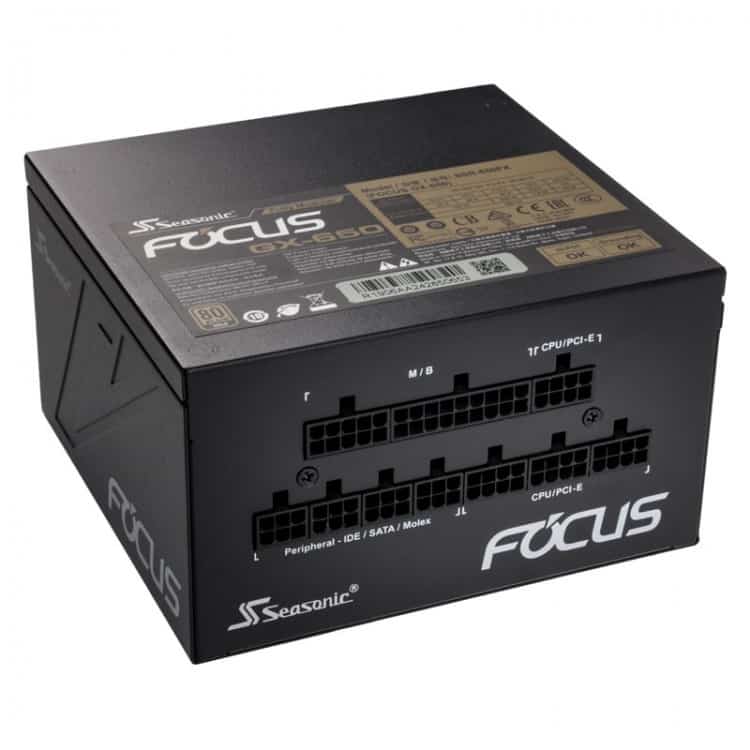 Tápegység Seasonic Focus GX-650 650W 12cm ATX BOX 80+ Gold Moduláris