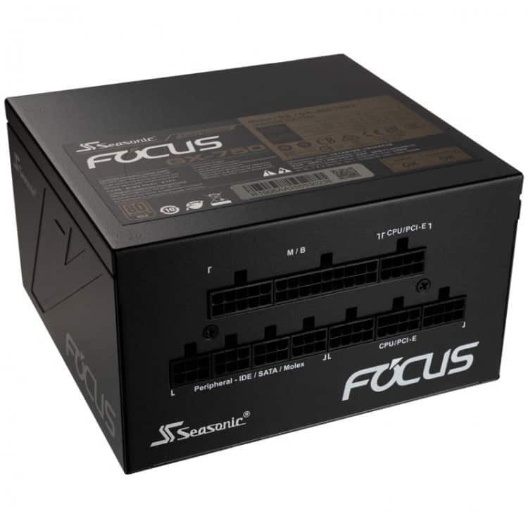 Tápegység Seasonic Focus GX-750 750W 12cm ATX BOX 80+ Gold Moduláris