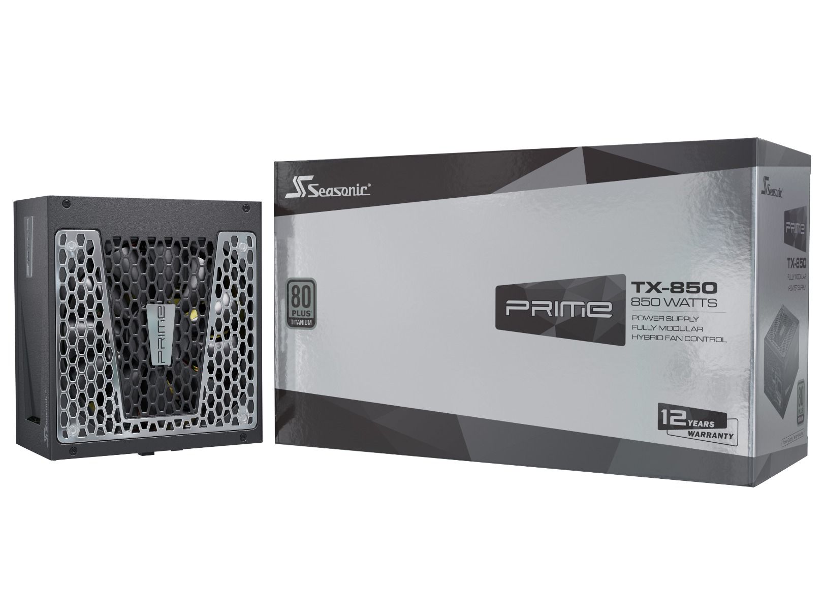 Tápegység Seasonic Prime TX-850 850W 14cm ATX BOX 80+ Titanium Moduláris