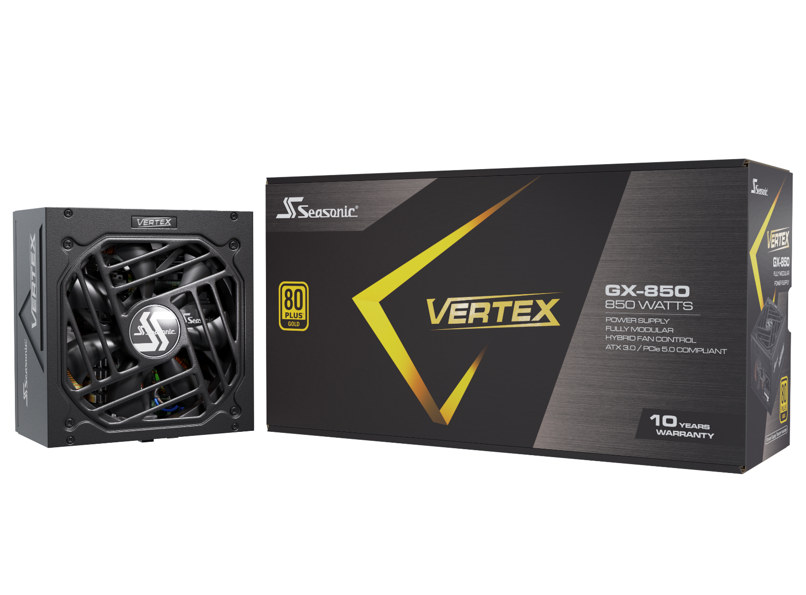 Tápegység Seasonic Vertex GX-850 850W 12cm ATX BOX 80+ Gold Moduláris PCI-e Gen 5