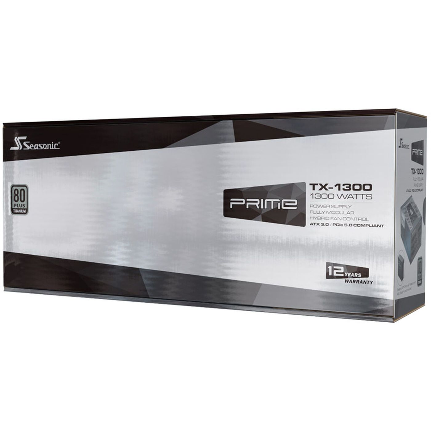 Tápegység Seasonic Prime TX-1300 1300W 14cm ATX3.0 PCIe 5.0 80+ Titanium Moduláris