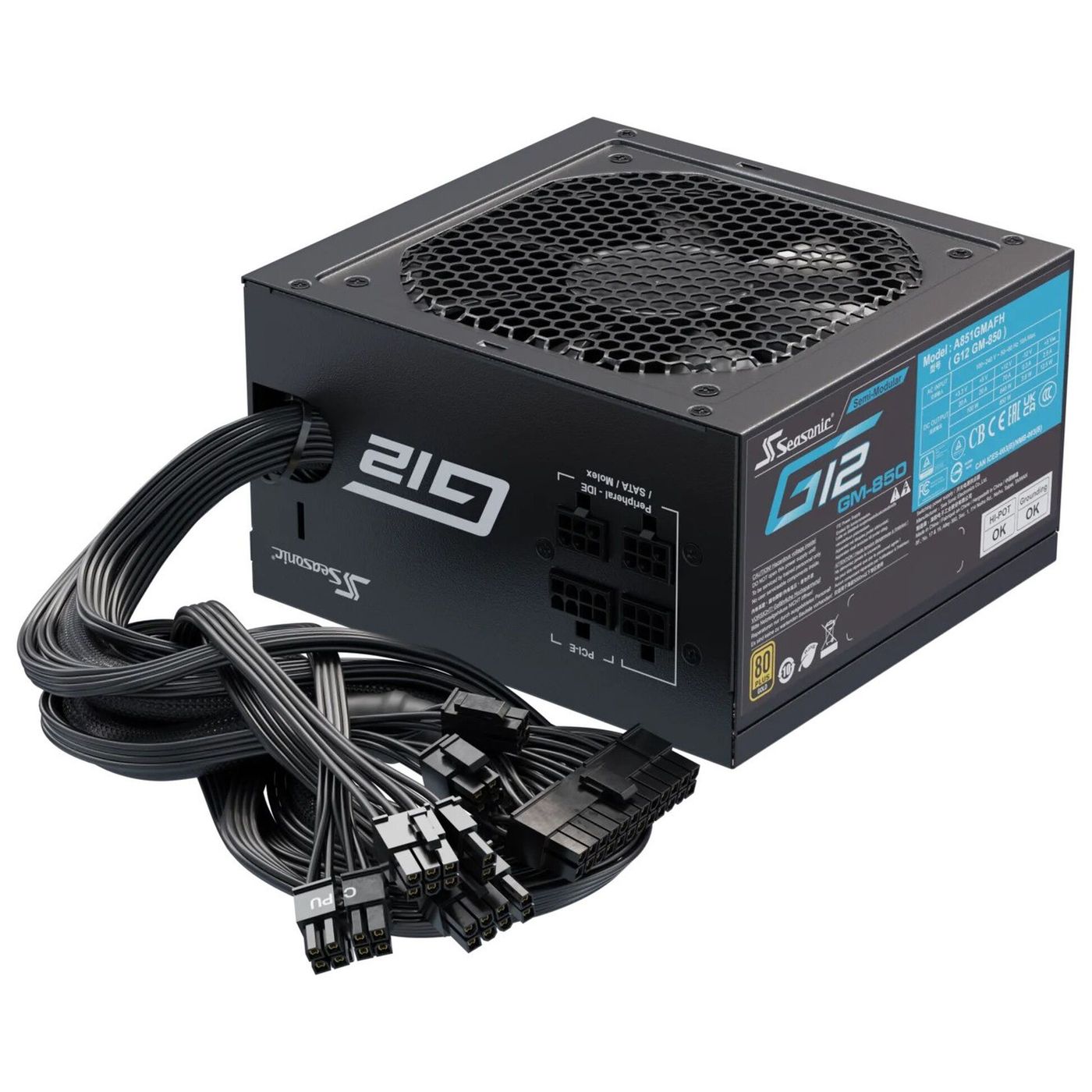 Power supply Seasonic G12 GM-850 850W 12cm ATX BOX 80+ Gold Modular