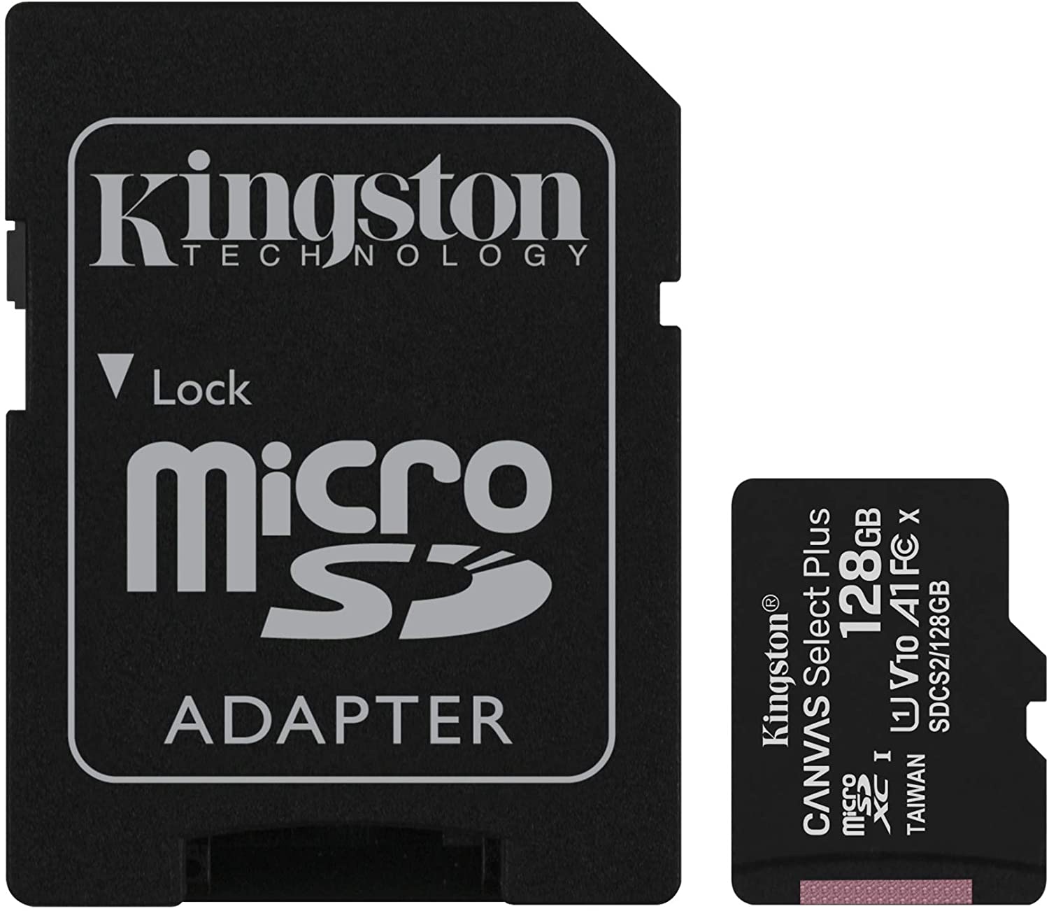 Memóriakártya MicroSD 128GB Kingston Canvas Select Plus Class 10