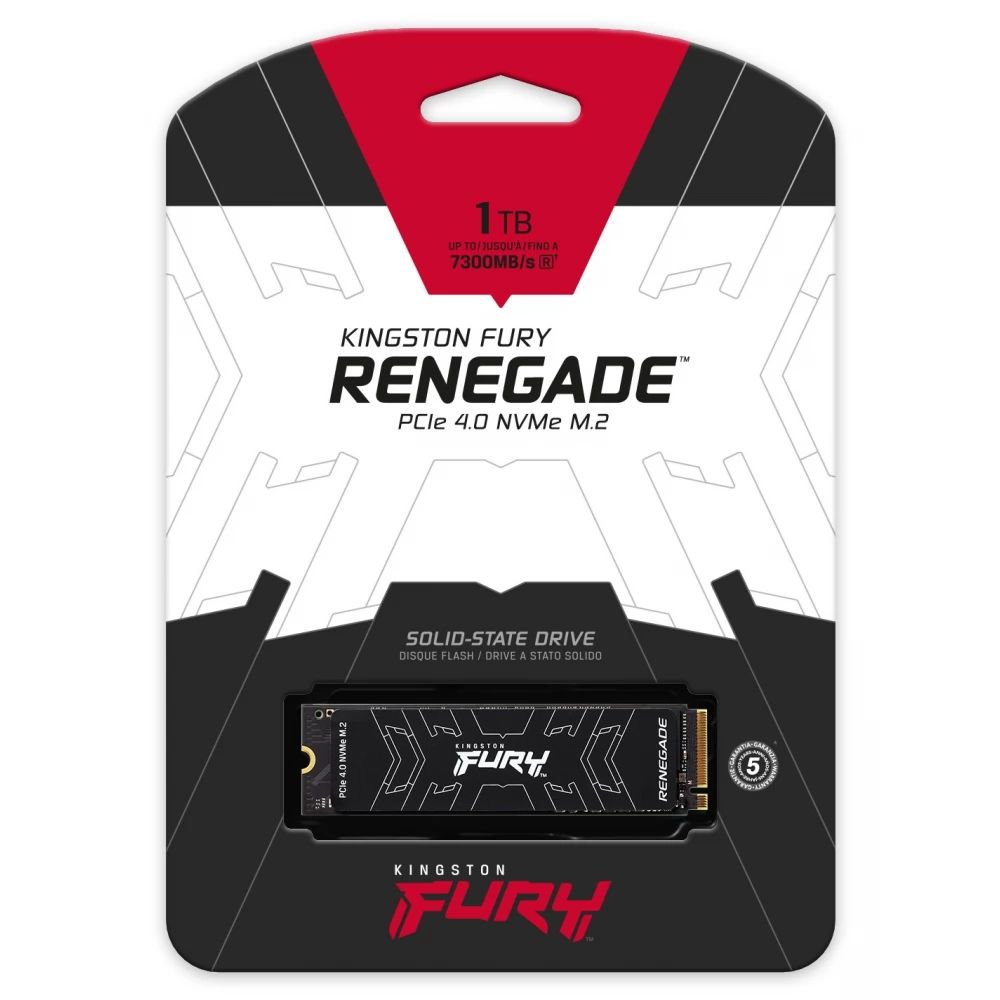 SSD M.2 Kingston Fury Renegade 1TB NVMe 2280 PCIe 4.0