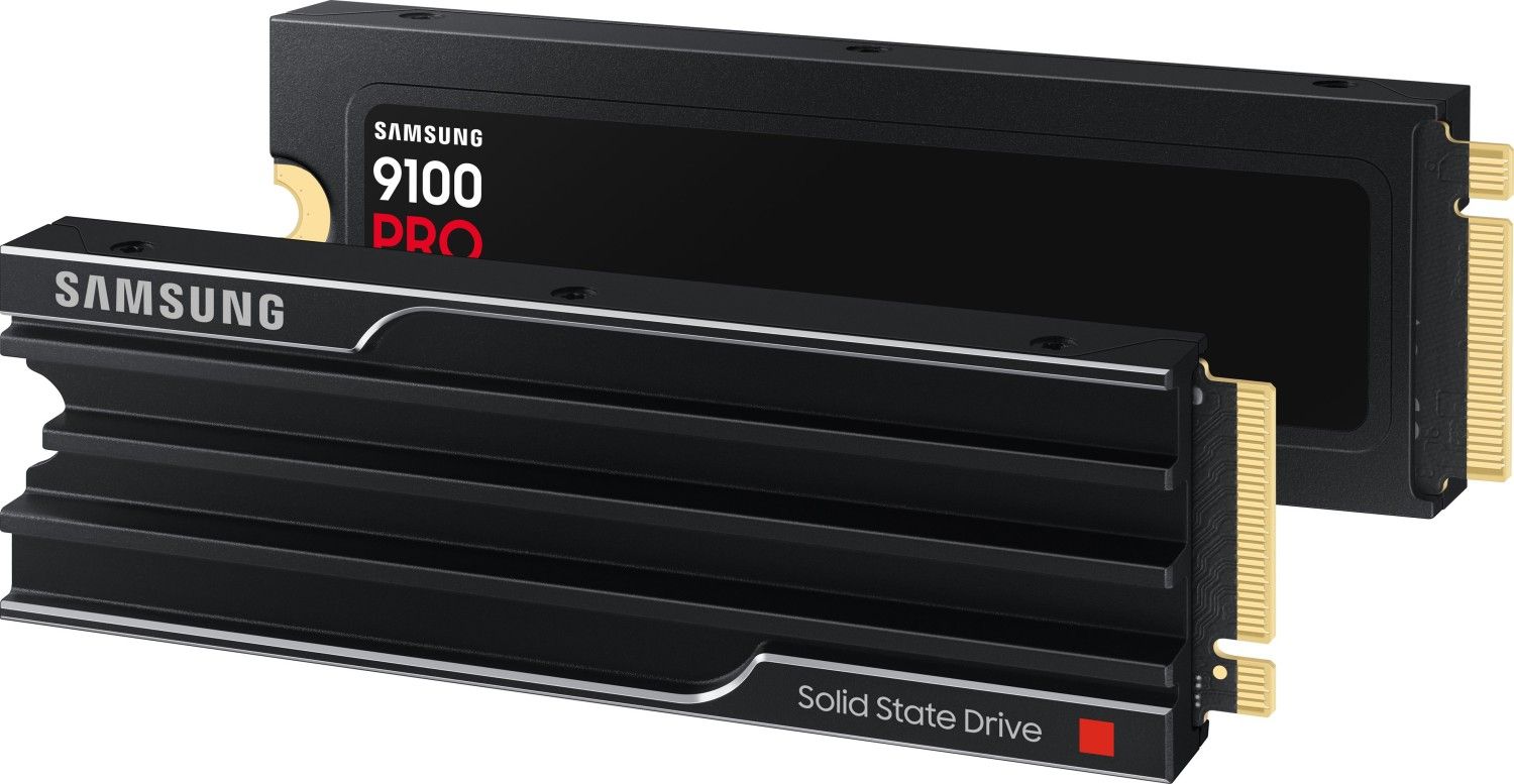 SSD M.2 Samsung 2TB 9100 PRO NVMe 2.0 2280 Hűtővel