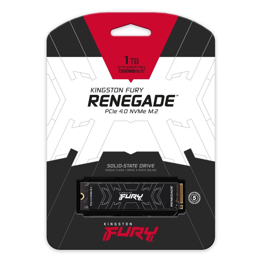 SSD M.2 Kingston Fury Renegade 500GB NVMe 2280 PCIe 4.0