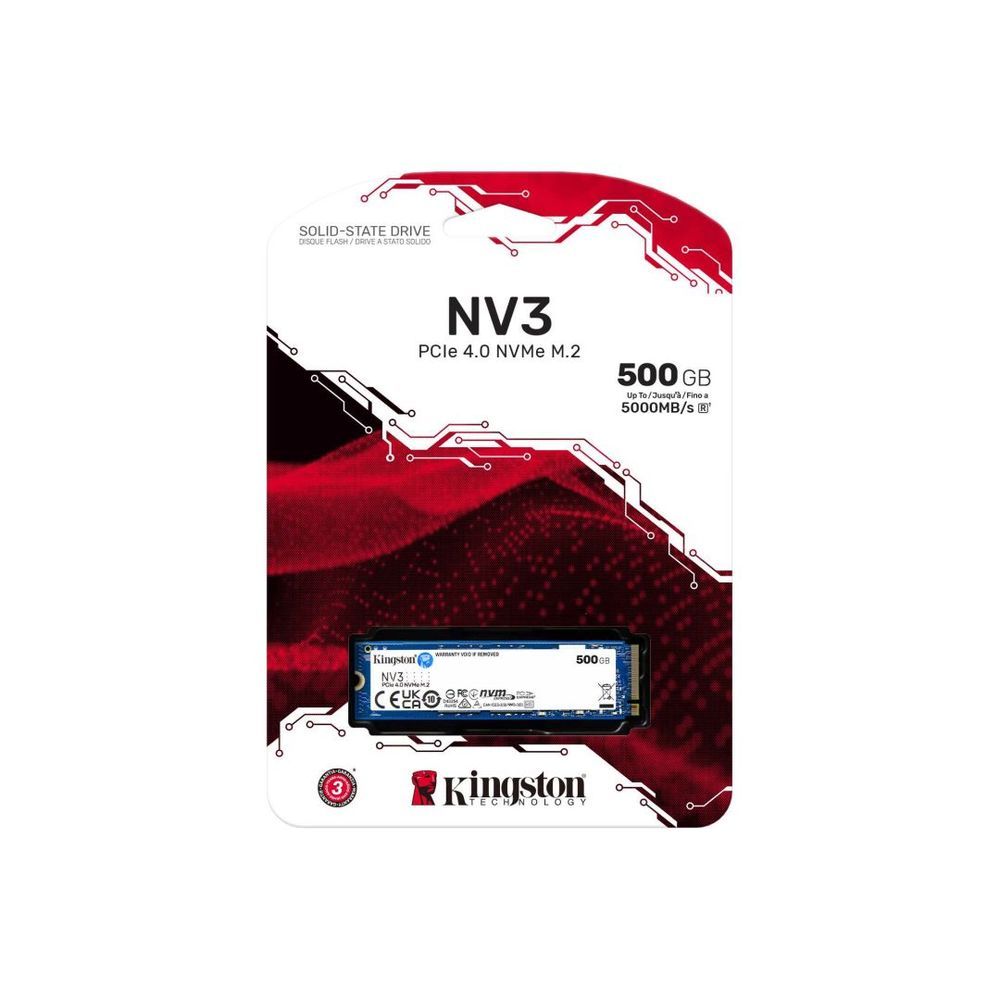 SSD M.2 Kingston 500GB NV3 NVMe 2280 PCIe 4.0