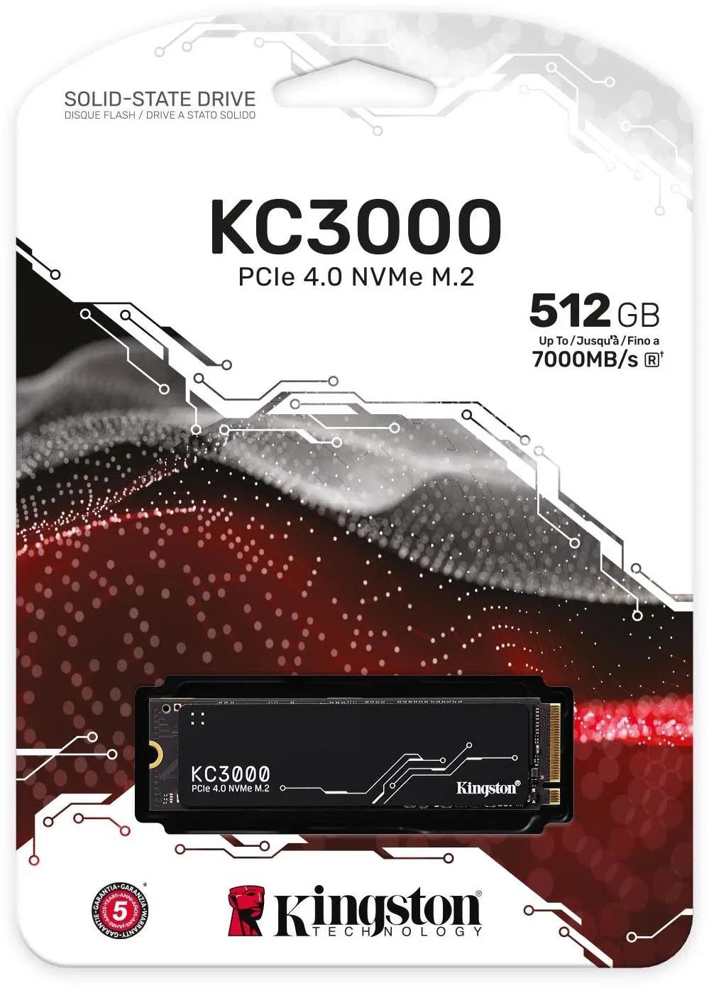 SSD M.2 Kingston KC3000 512GB NVMe 2280 PCIe 4.0