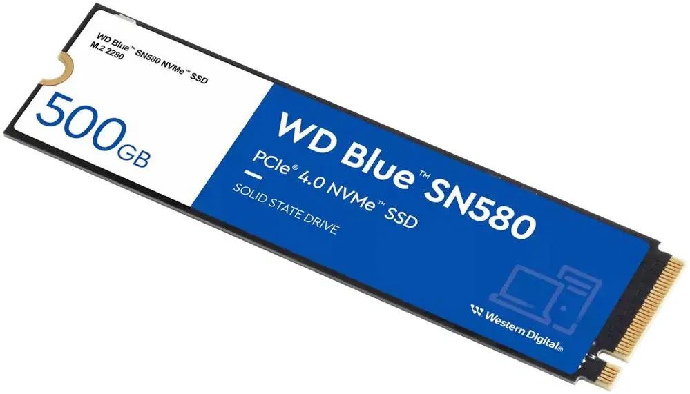 SSD M.2 WD 250GB Blue SN580 PCIe Gen4 NVMe 2280