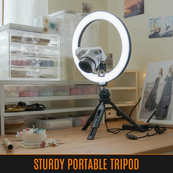 Körlámpa Streamplify Light 10 26cm 10W 480 Lumen + kamera tartó