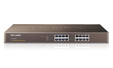 Switch TP-Link SG-1016 10/100/1000Mbps 16 Port Rack