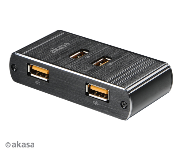 HUB USB 3.0 Akasa USB smart charger 4Port w/ Fast Charging 5V / 2.4A