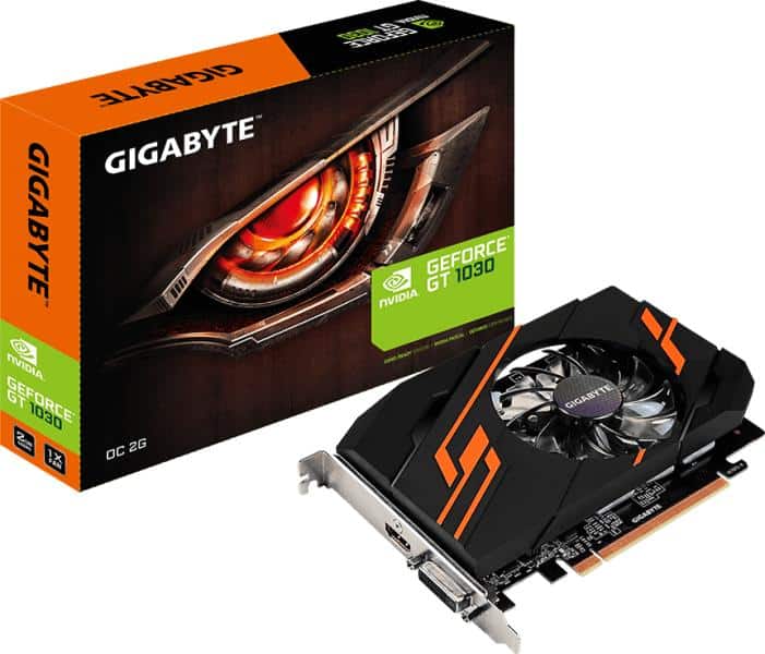 Videókártya Gigabyte GeForce GT 1030 2GB DDR5 OC