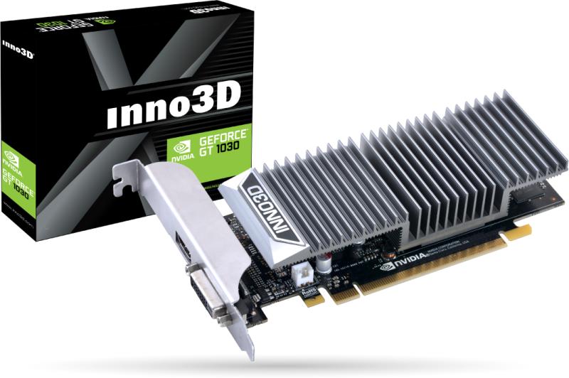 Videókártya Inno3D GeForce GT 1030 2GB GDDR5 Passzív