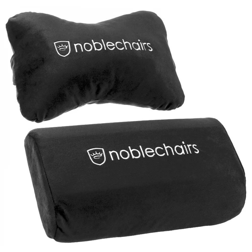 Gamer szék kiegészítő, noblechairs párna szett, Fekete/Szürke